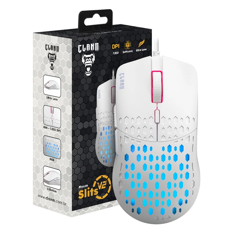 Imagem 4 de 5 do produto Mouse Gamer Clanm Slits V2
