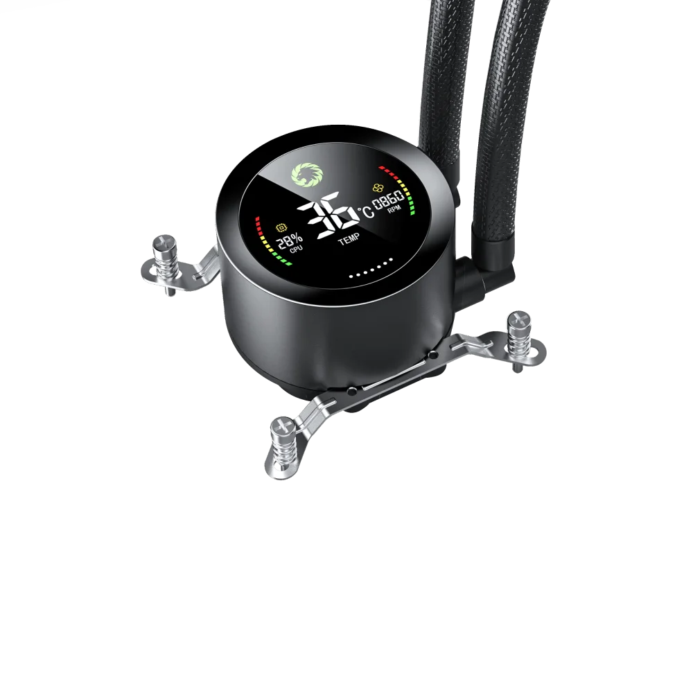 Imagem 2 de 5 do produto Water Cooler Gamemax Iceburg 240 Black ARGB  - Iceburg240dbk
