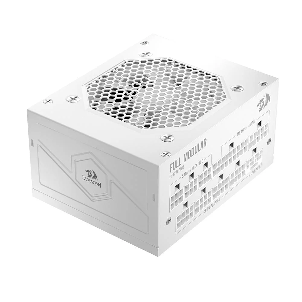 Fonte Gamer Redragon Rgps 850w 80 Plus Gold Sfx Gc-ps016w Branco