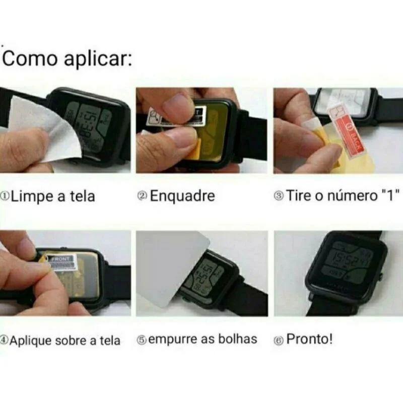 Imagem 3 de 5 do produto Película Anti-impacto Para Smartwatch 3 Tamanhos 41 45 49 Mm - 49mm