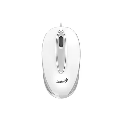 Mouse Usb Genius 1200 Dpi 3 Botões Óptico Branco Dx Mini