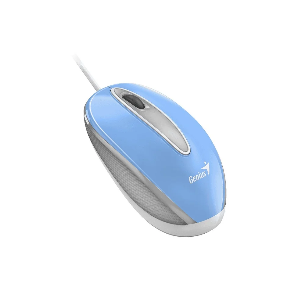 Imagem 2 de 4 do produto Mouse Usb Genius 1200 Dpi 3 Botões Óptico Azul Dx Mini