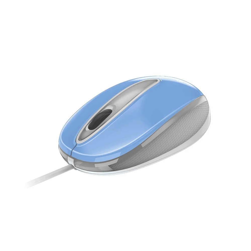 Imagem 3 de 4 do produto Mouse Usb Genius 1200 Dpi 3 Botões Óptico Azul Dx Mini