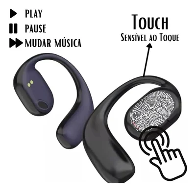 Fone Sem Fio Ultraleve: Conexão Instantânea E Som Cristalino
