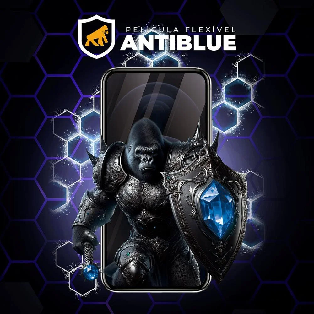 Imagem 3 de 5 do produto Película Para Xiaomi Redmi 13c 5g - Antiblue - Gshield