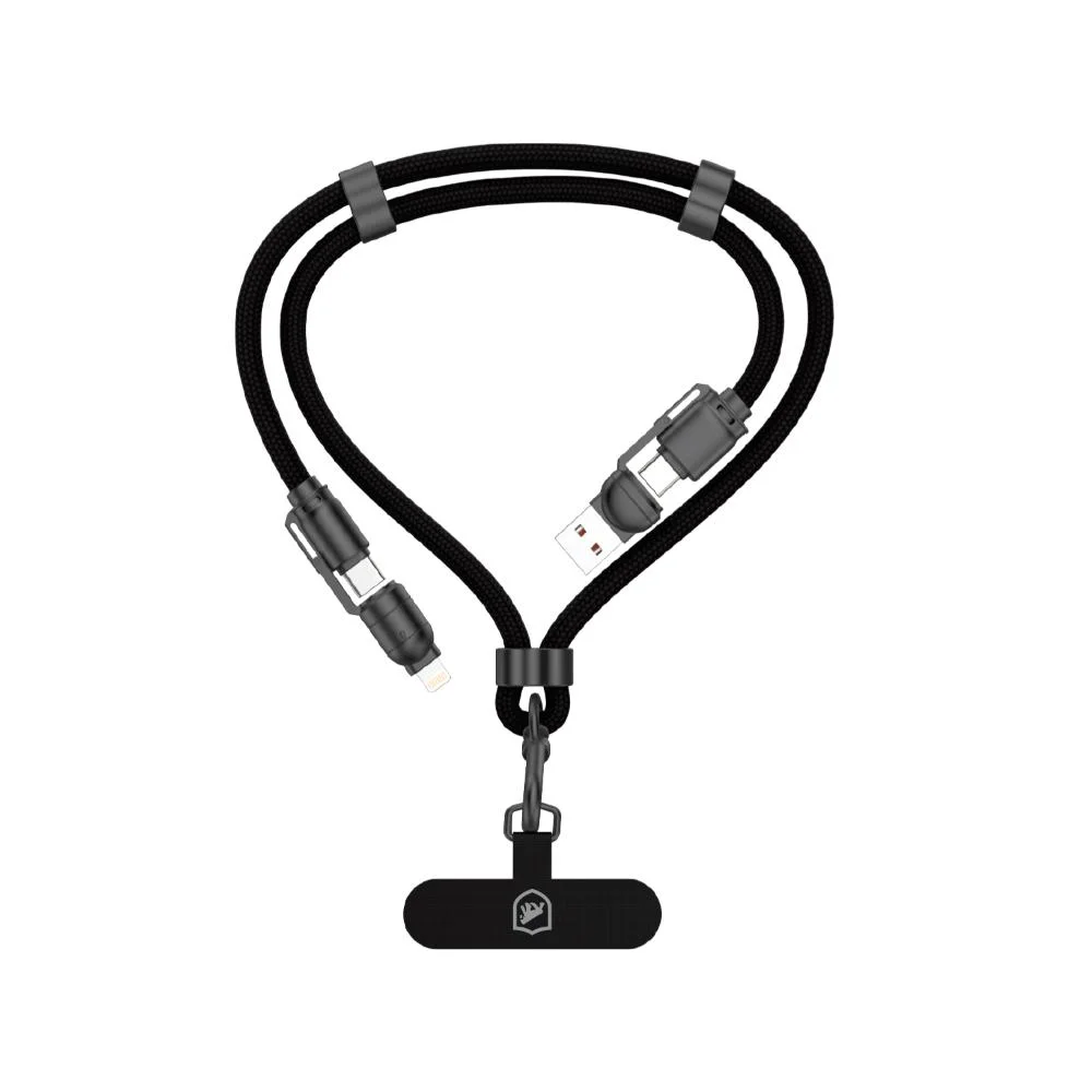 Imagem 3 de 5 do produto Cordão Strap Survivor Com Cabo 4 Em 1 - Preto - Gshield