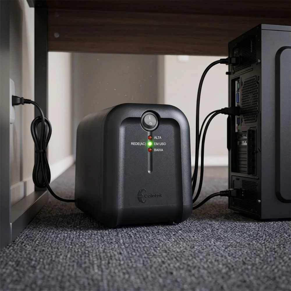 Imagem 2 de 5 do produto Estabilizador 1500va Bivolt  Es-1500va Coletek