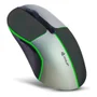 Mouse Gamer Wireless 2.4ghz/bluetooth 1600 Dpi Sem Fio  LED RGB Cor Preto/cinza