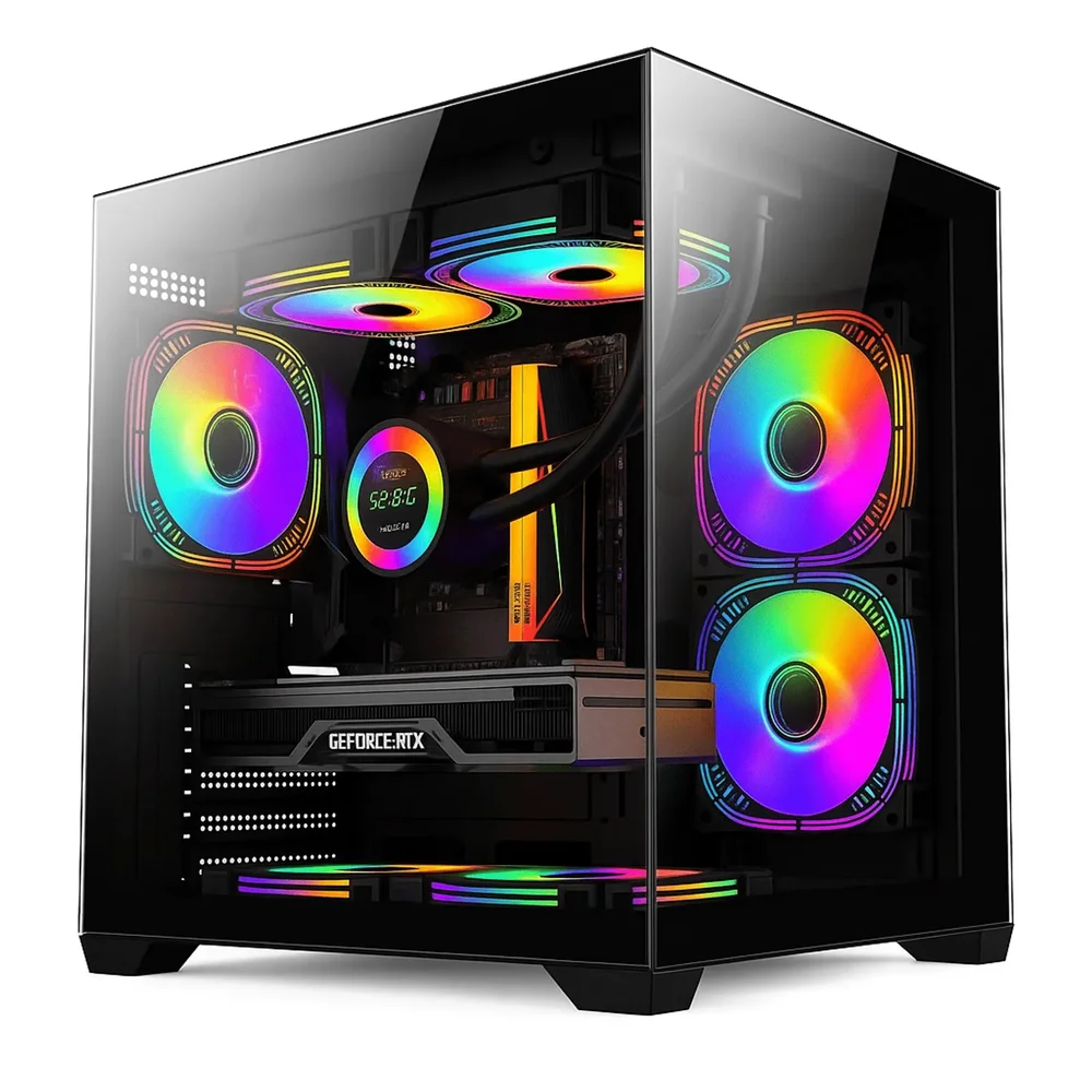 PC Gamer Arvex Amd Ryzen 5 5500, Radeon Rx 6600 8GB, Memória 32gb Ddr4, SSD 1TB Nvme