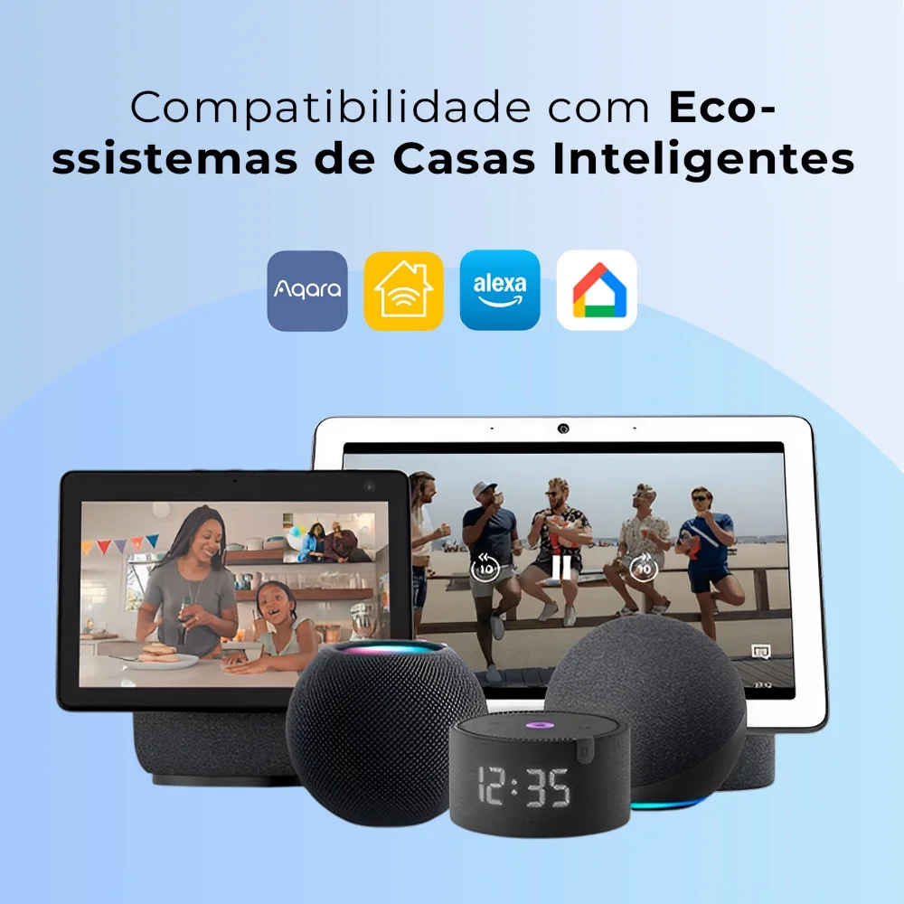 Sensor Vazamento Água Aqara T1 (zigbee 3.0) Alexa Branco Sensor Vazamento Água Aqara T1 (zigbee 3.0) Alexa Branco