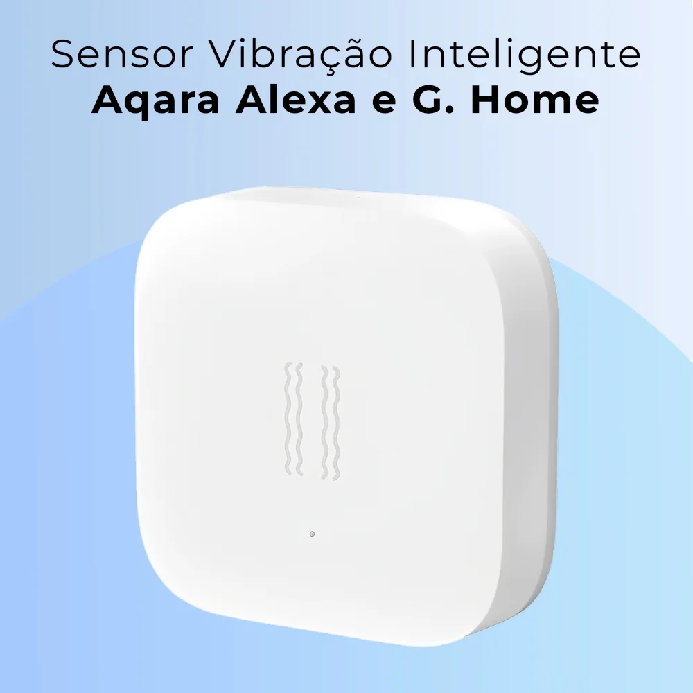 Imagem 2 de 5 do produto Sensor Vibração Inteligente Aqara Alexa E G. Home Branco