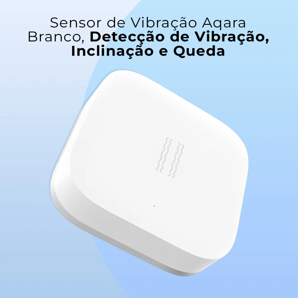 Imagem 3 de 5 do produto Sensor Vibração Inteligente Aqara Alexa E G. Home Branco