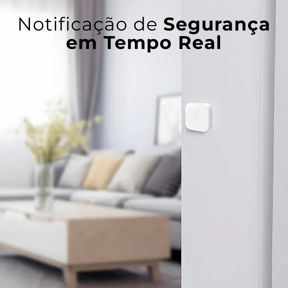 Imagem 4 de 5 do produto Sensor Vibração Inteligente Aqara Alexa E G. Home Branco