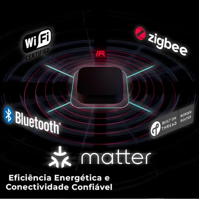 Hub Controlador M3 Aqara (matter) Automação Casa Preto — foto 4