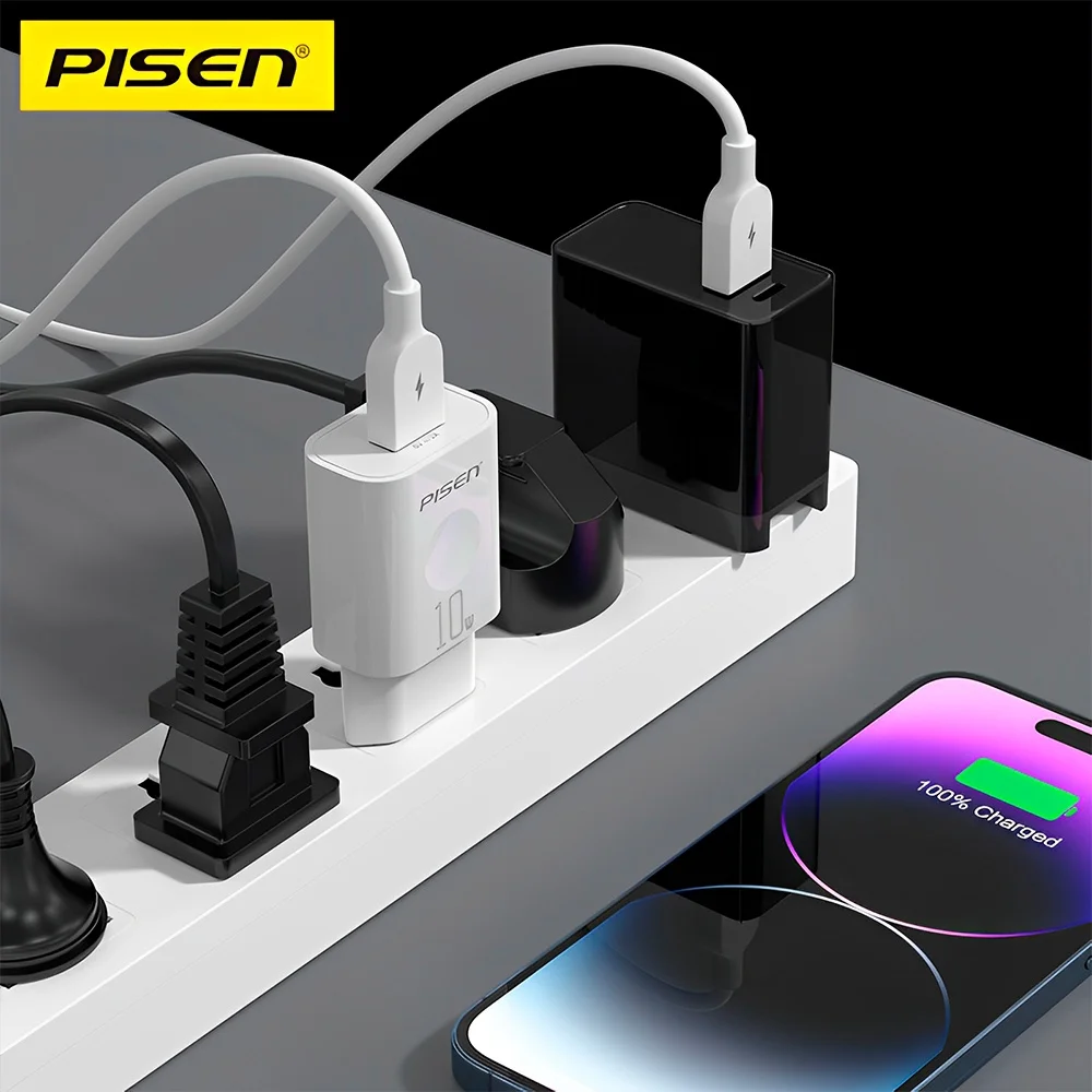Imagem 5 de 5 do produto Carregador Usb Pisen Ts-c134a Porta Usb A Máx 10w Branco