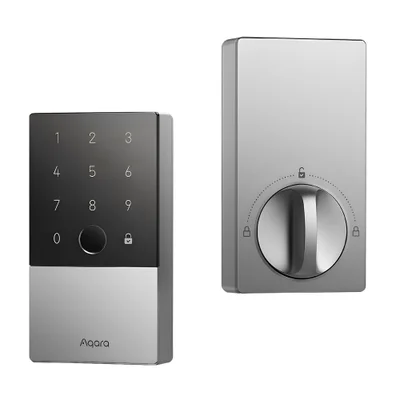 Fechadura Inteligente Aqara U100, Hub E1 2card Nfc Prata