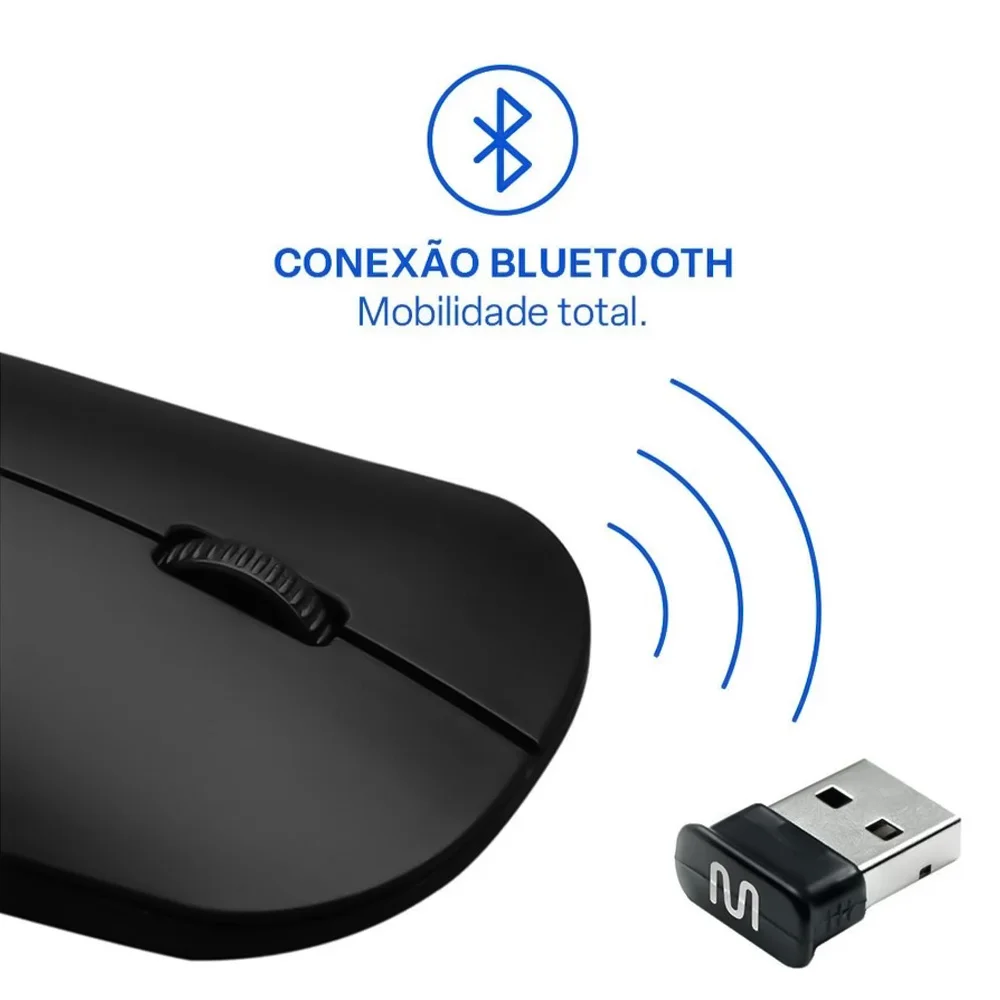 Imagem 5 de 5 do produto Mouse Slim Multi Sem Fio 1200 Dpi - Mo307