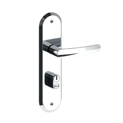 Fechadura Madrid 2002/04 Externa Espelho Cromado 40mm Hela