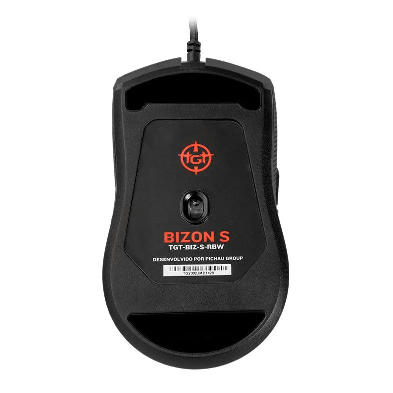 Imagem 4 de 5 do produto Mouse Gamer Tgt Bizon S Rainbow RGB 8400dpi 6 Botões Preto - Tgt-biz-s-rbw