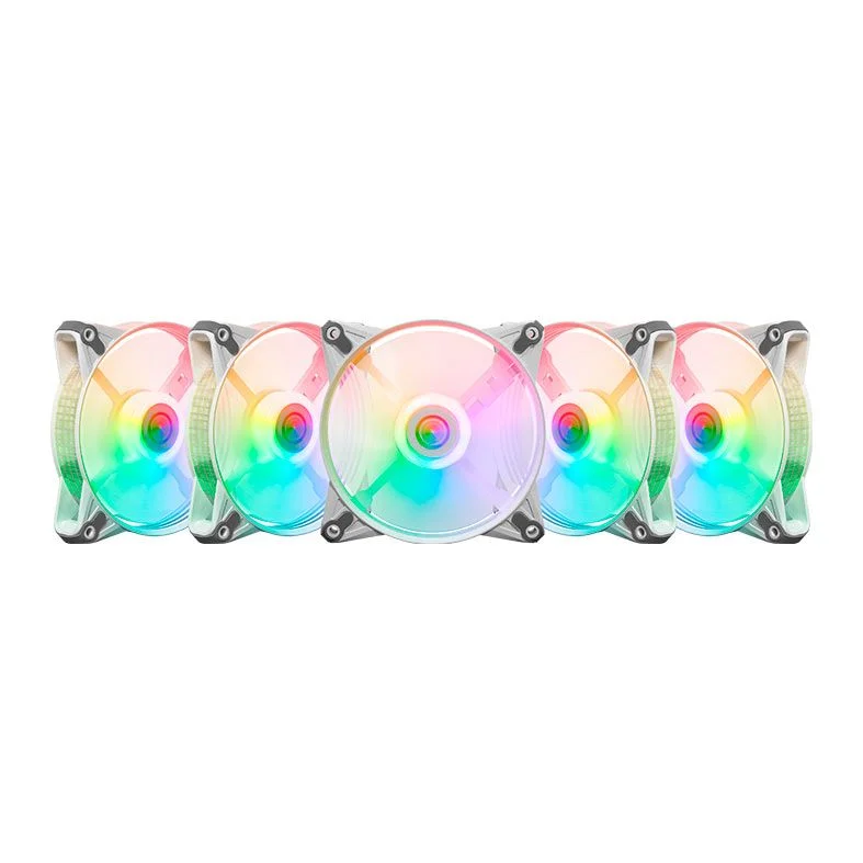 Kit 5 Fans Tgt Humber ARGB Com Controladora 120mm Branco - Tgt-hr5-wh01 4