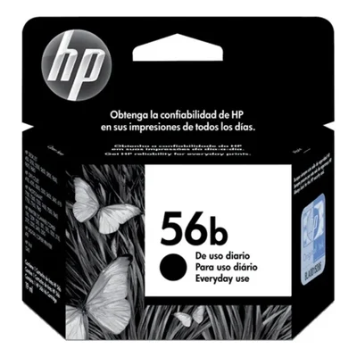 Cartucho De Tinta Hp 56b C6656bb Preto