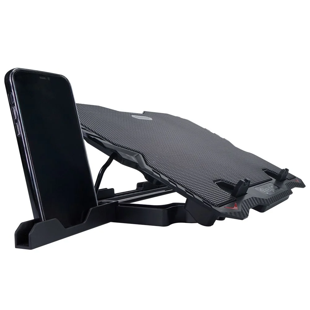Imagem 3 de 4 do produto Suporte Para Notebook Coolstand 6 Keytime Preto Com 6 Fans Kyt00022