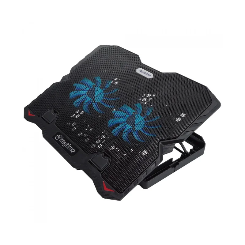 Imagem 2 de 4 do produto Suporte Para Notebook Keytime Coolstand 2 Ajustável C/ 2 Fans Preto - Kyt00020