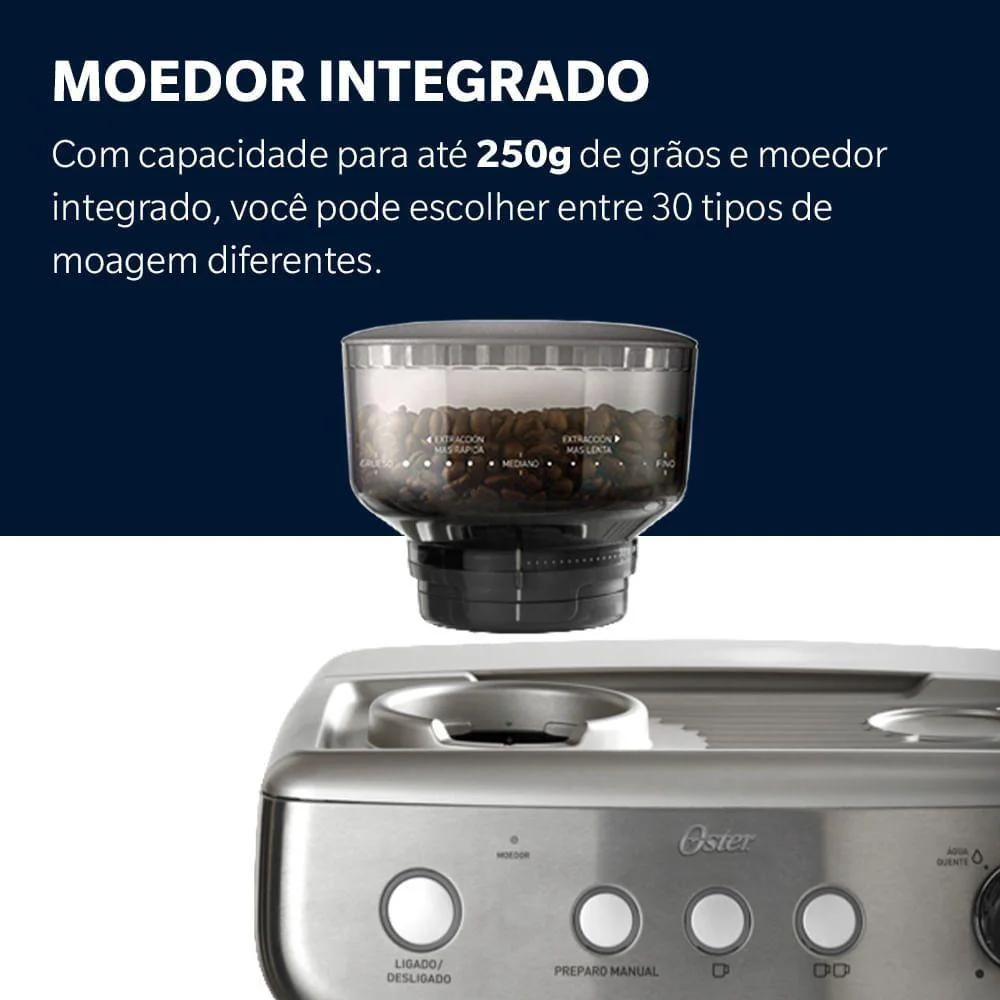 Cafeteira Espresso Oster Xpert Perfect Brew 110v Cafeteira Espresso Oster Xpert Perfect Brew 110v