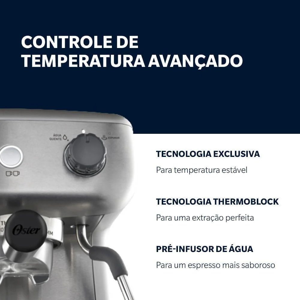 Cafeteira Espresso Oster Xpert Perfect Brew 110v Cafeteira Espresso Oster Xpert Perfect Brew 110v
