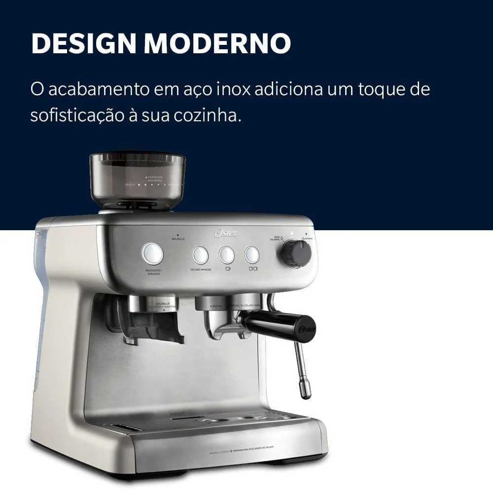 Cafeteira Espresso Oster Xpert Perfect Brew 110v Cafeteira Espresso Oster Xpert Perfect Brew 110v