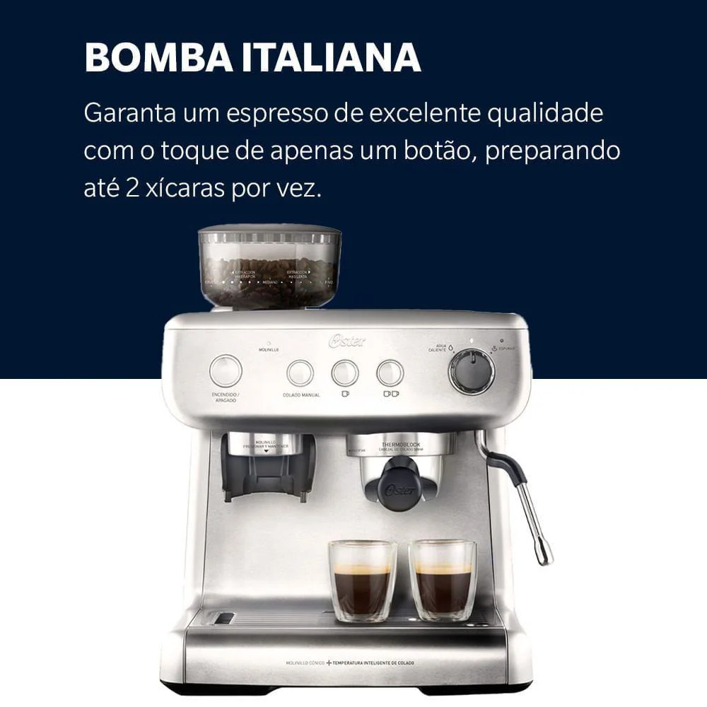 Cafeteira Espresso Oster Xpert Perfect Brew 110v Cafeteira Espresso Oster Xpert Perfect Brew 110v