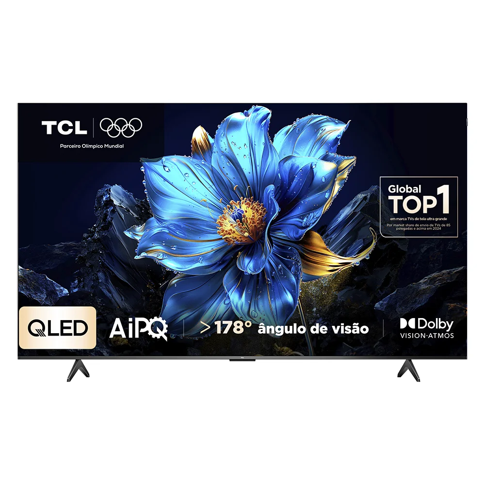 Smart TV TCL 85 Polegadas QLED 4K P7K WiFi Bluetooth Google TV HDR10+ Dolby Atmos Dolby Vision 85P7K - view 9