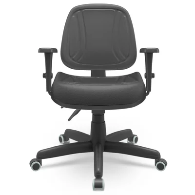 Cadeira Escritório Operativa Premium Executiva Plaxmetal Nr17 Braços 3d Backsystem Base Standart Diretor  Preta