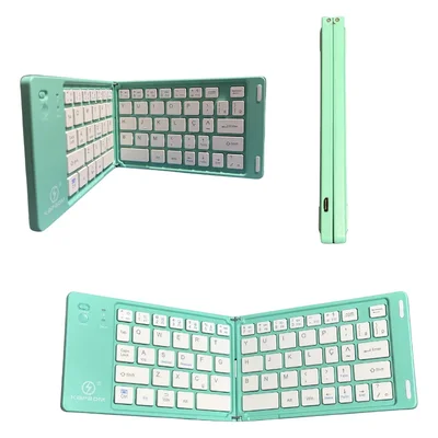 Kapbom Mini Teclado Dobrável Portátil Sem Fio Bluetooth.