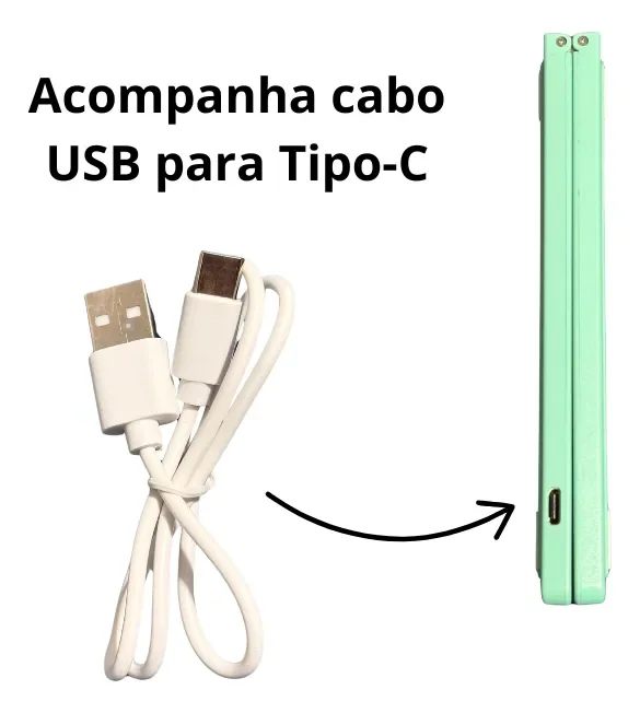 Imagem 5 de 5 do produto Kapbom Mini Teclado Dobrável Portátil Sem Fio Bluetooth.