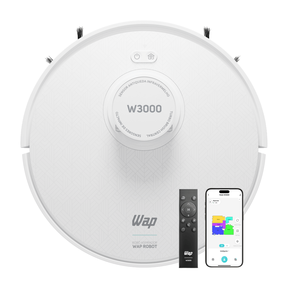 Robô Aspirador Wap Robot W3000 - Bivolt