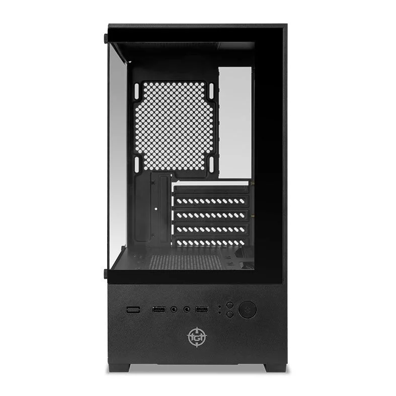 Imagem 3 de 5 do produto Gabinete Gamer Tgt Legion S/fan S/fonte Minitower Lateral Vidro Preto - Tgt-lgn-bk