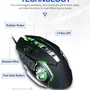 Mouse Gamer RGB, 3200 Dpi, 6 Botões Programáveis, Base Metálica, Design Ergonômico, Iluminação LED, Preto