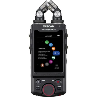 Gravador Tascam Portacapture X8 De Áudio 32 Bits