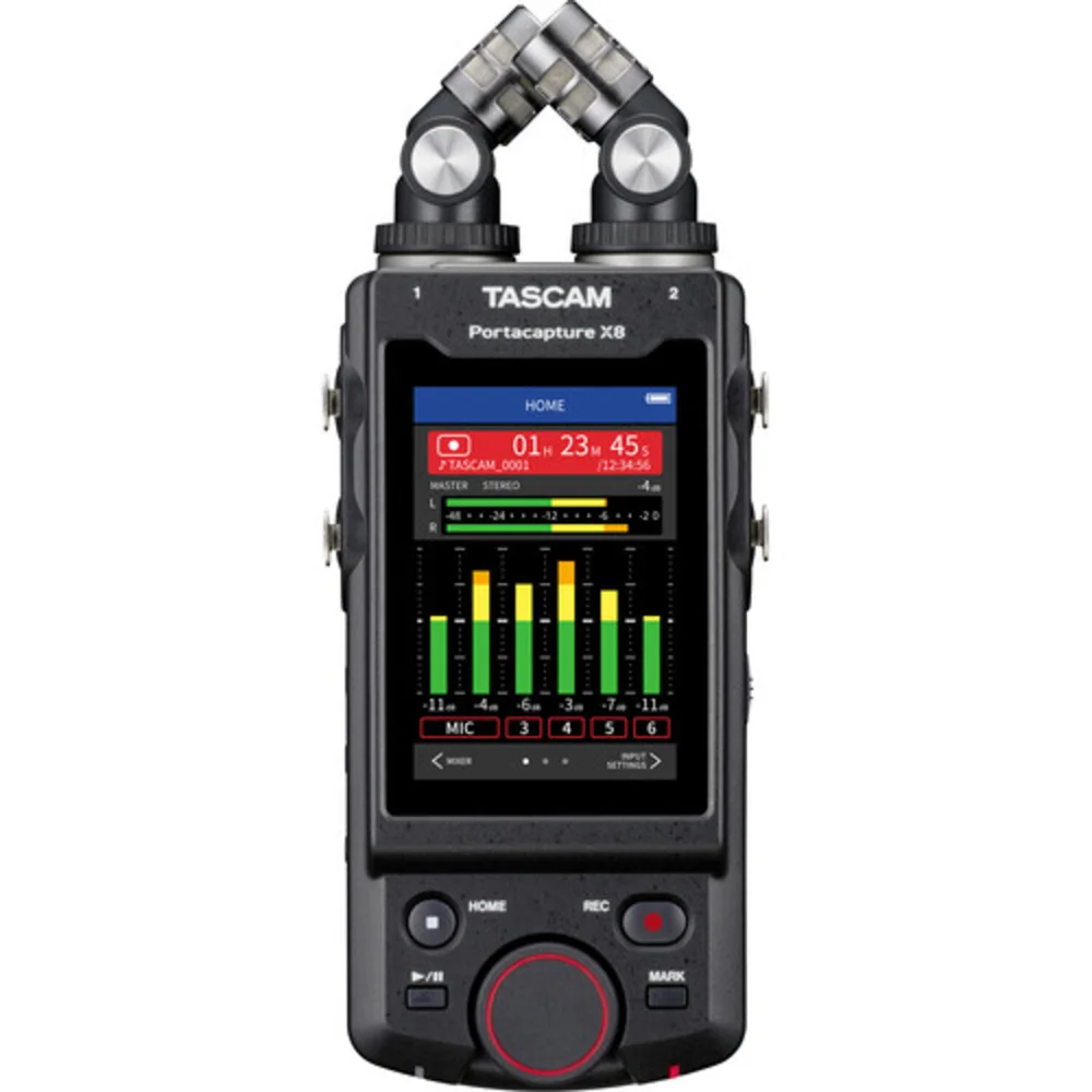 Imagem 3 de 5 do produto Gravador Tascam Portacapture X8 De Áudio 32 Bits