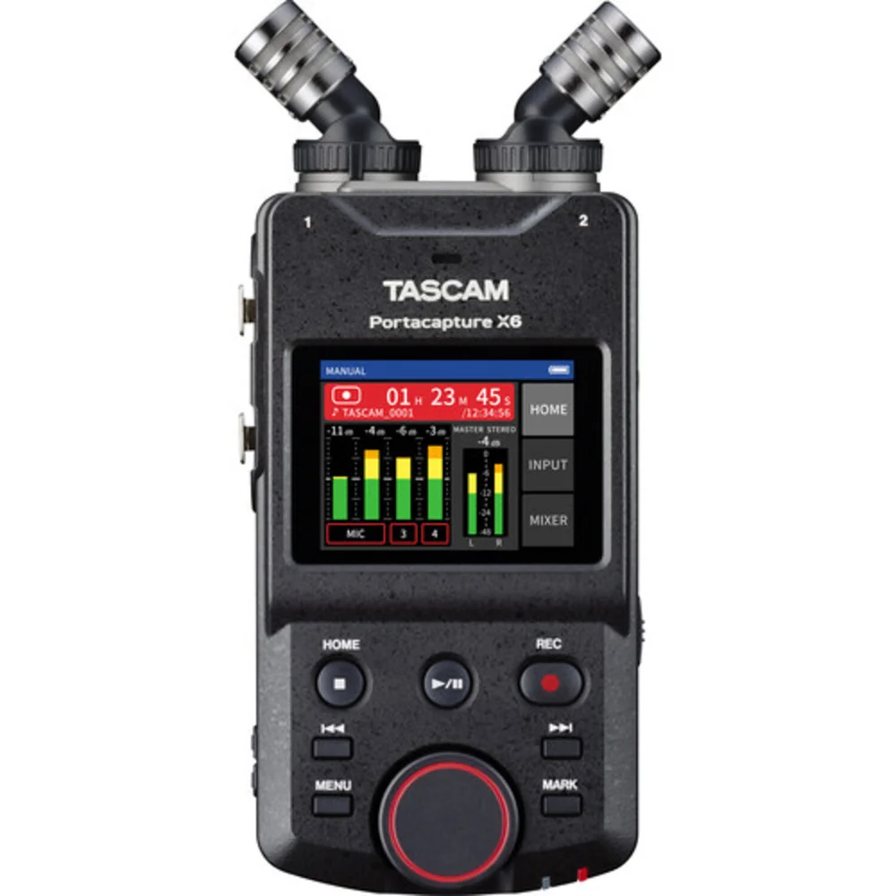 Imagem 3 de 5 do produto Gravador Tascam Portacapture X6 De Áudio 32 Bits