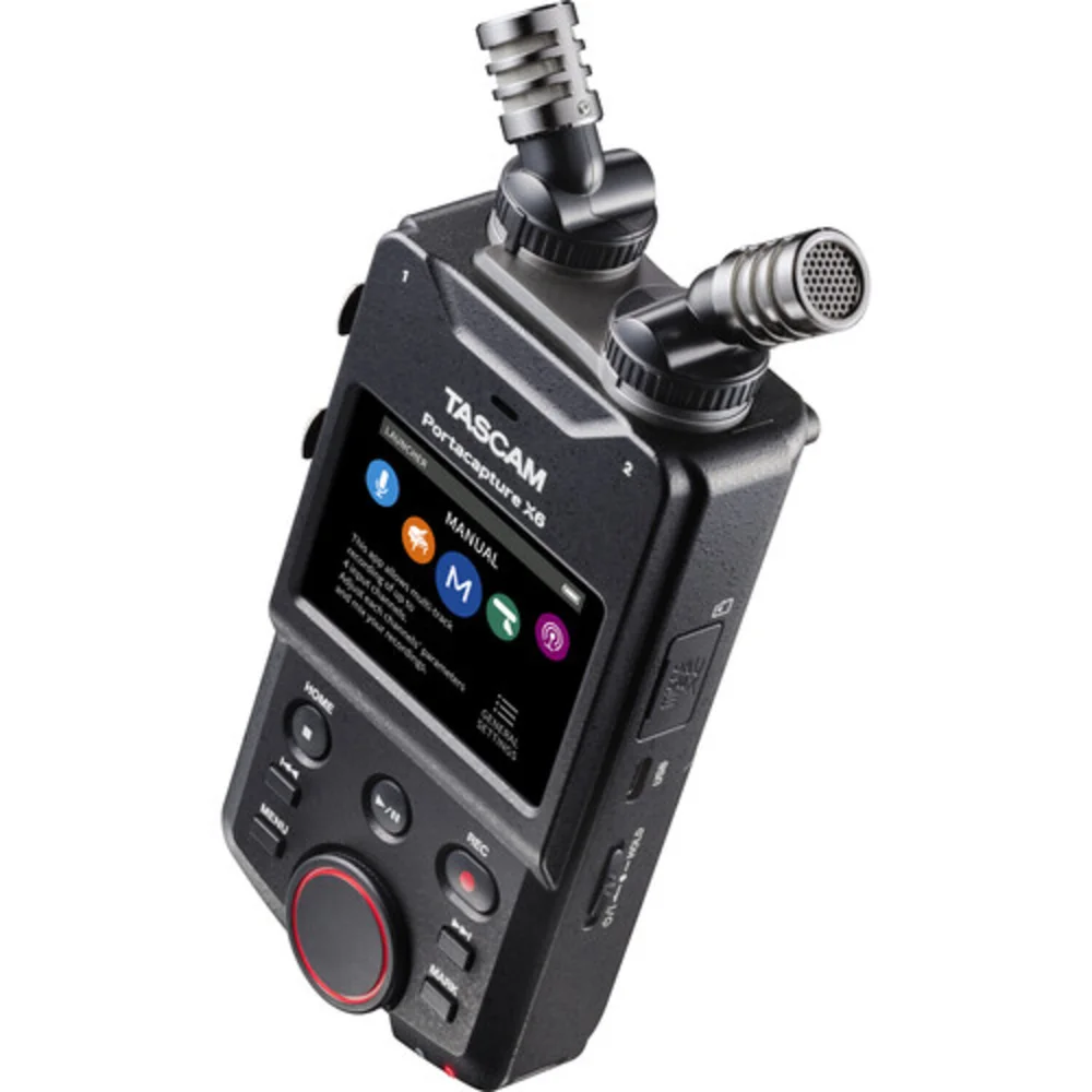 Imagem 4 de 5 do produto Gravador Tascam Portacapture X6 De Áudio 32 Bits