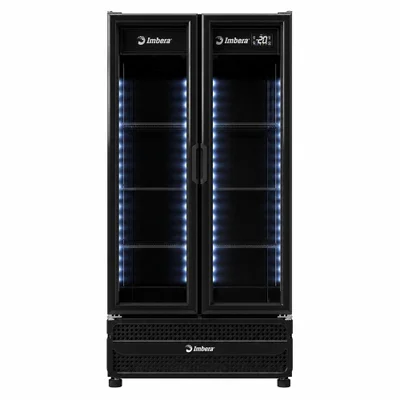 Cervejeira Imbera 810 Litros Porta De Vidro Full Black Ccv480 127v