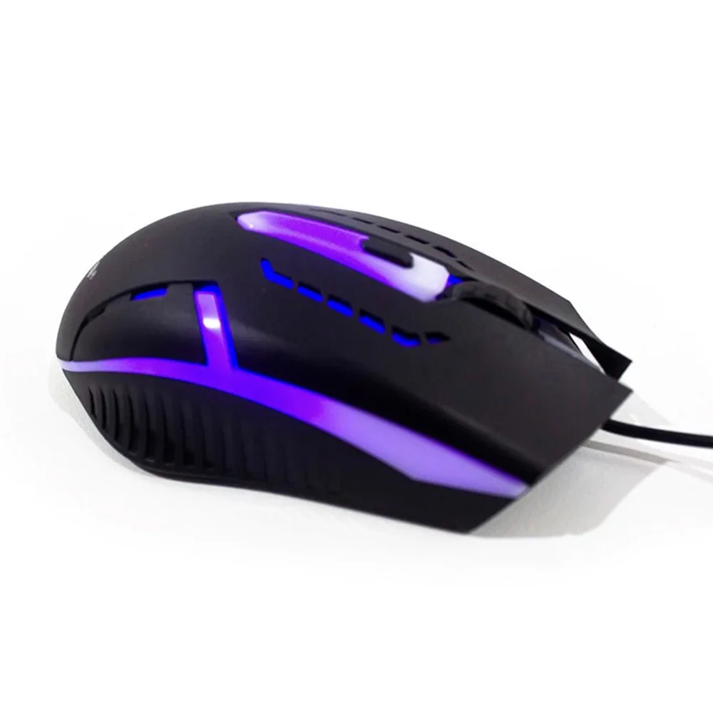 Imagem 4 de 5 do produto Mouse Gamer LED RGB 3200 Dpi Ergonômico Usb Weibo M 39 Luzes Com Fio Jogador PC E Notebook