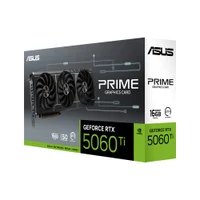Placa De Vídeo Nvidia Geforce Asus Prime RTX5060ti Oc 16gb Gddr7 128 Bits- Prime-RTX5060ti-o16g 90yv0mh2-m0na00