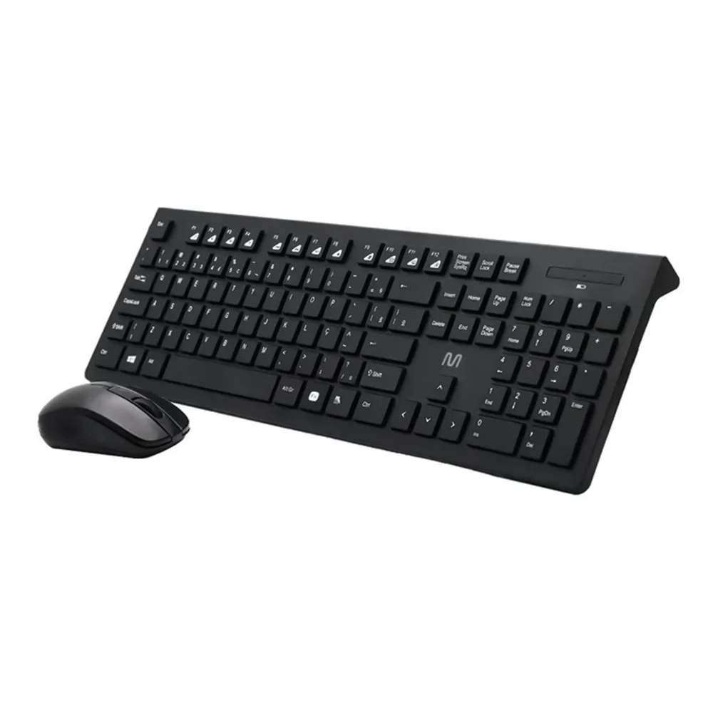 Imagem 3 de 5 do produto Kit Teclado E Mouse Sem Fio Multi Slim Usb - Tc212
