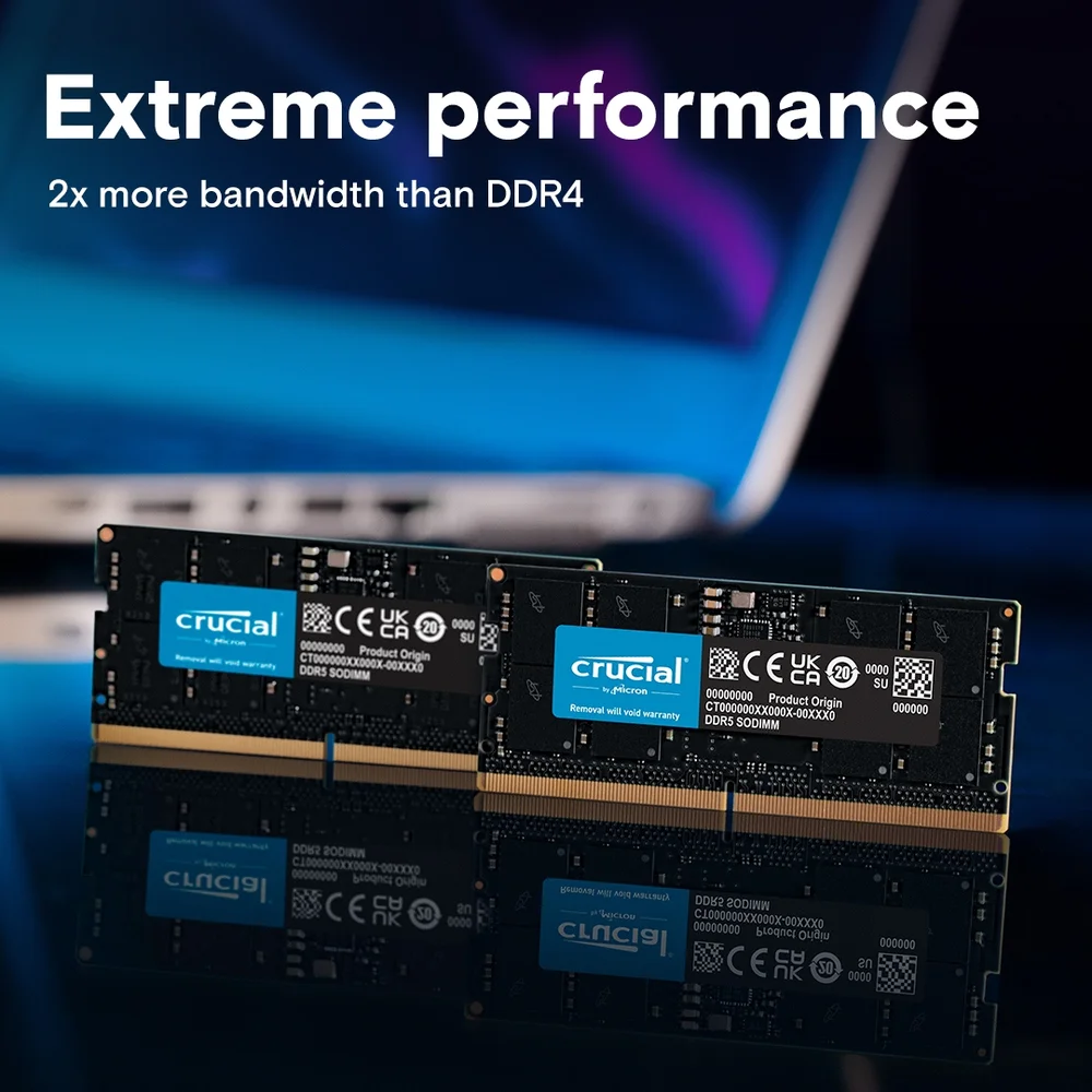 j*j様 Crucial 16GB DDR5 5600 SODIMM メモリー2 Produtos com até 15 OFF no PIX KaBuM