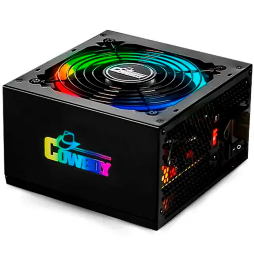 Imagem 4 de 5 do produto Fonte De Alimentação Atx 600w Bivolt Manual Com LED RGB - Kp-535RGB