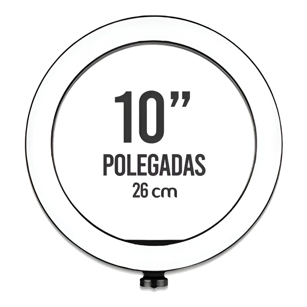 Imagem 5 de 5 do produto Luz LED Ring Light 10 " Com Suporte Sem Tripé