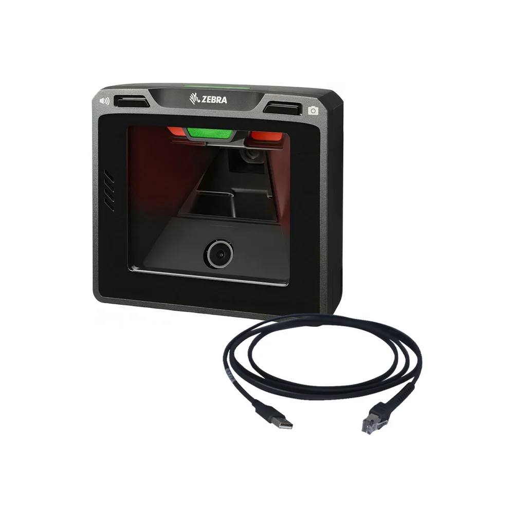 Imagem 3 de 5 do produto Leitor De Código De Barras Fixo Sp7201 Zebra 2d Usb